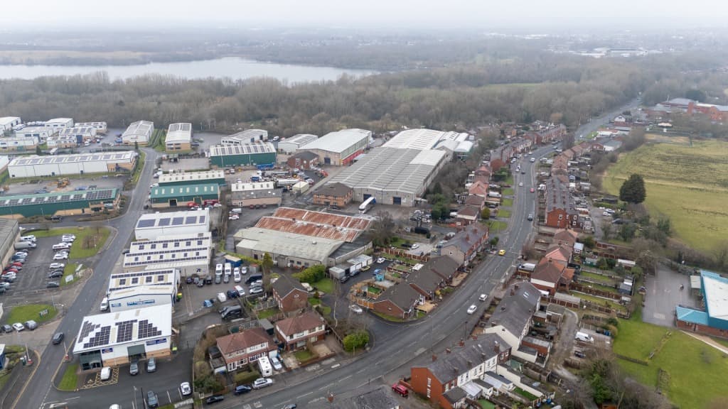 Aerial Drone Still - Southport Bridge