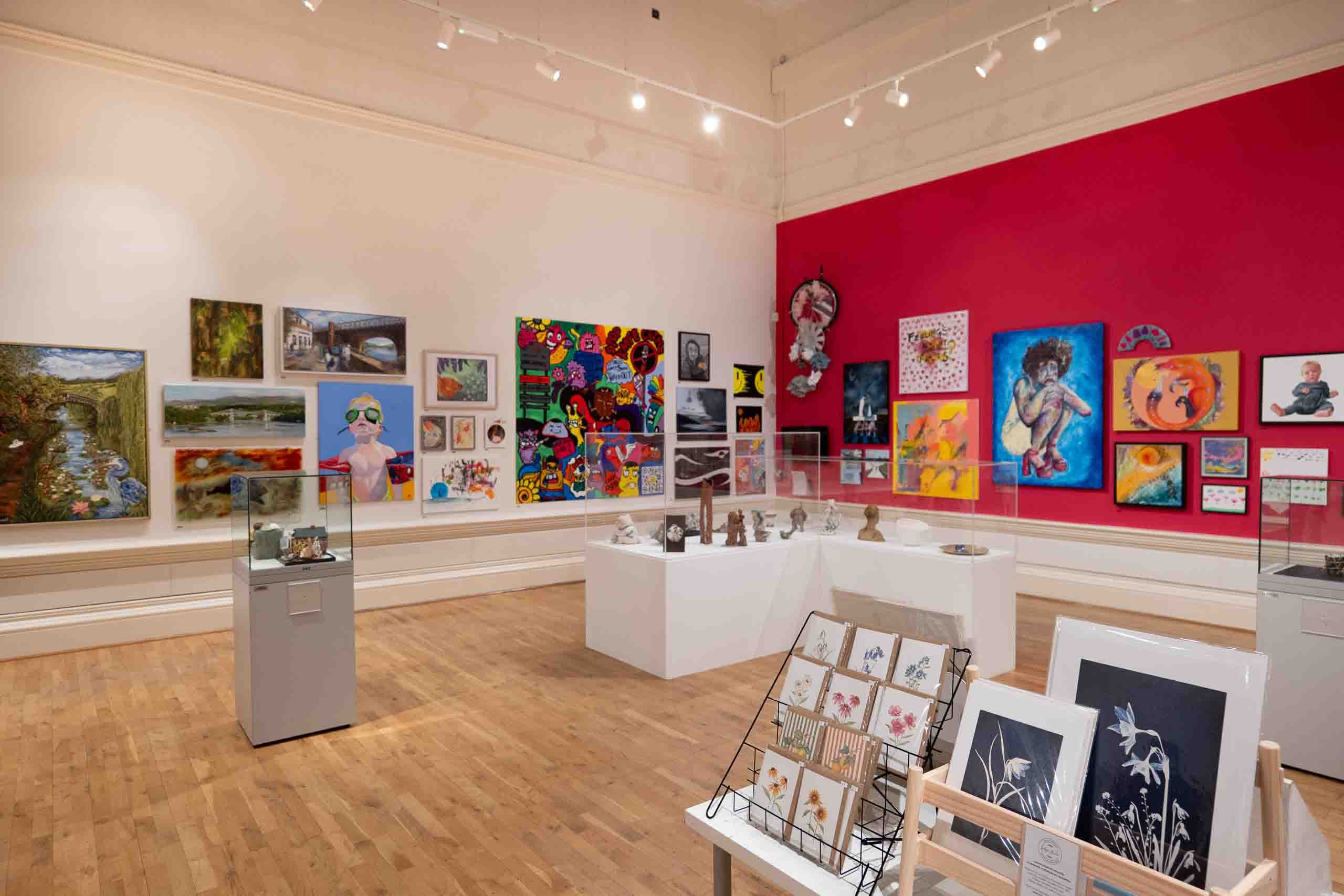 Harris Museum Preston — exhibition photography, wide gallery overview